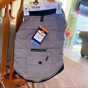 NWT Top Paw Reflective Coat- Medium